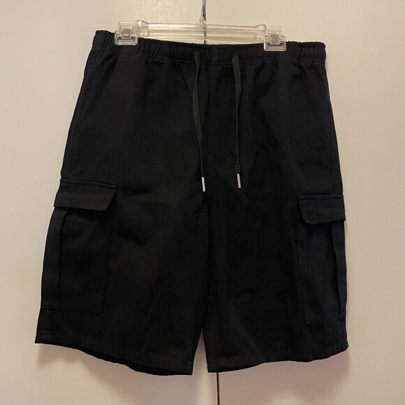 Cofandy Pants - COFANDY black dad shorts size S NWT
